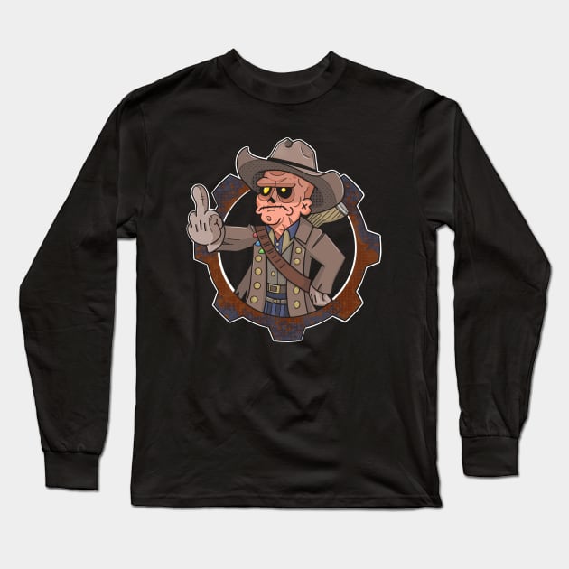 Ghoulish Charm Perk Long Sleeve T-Shirt by InkyMcStapleface